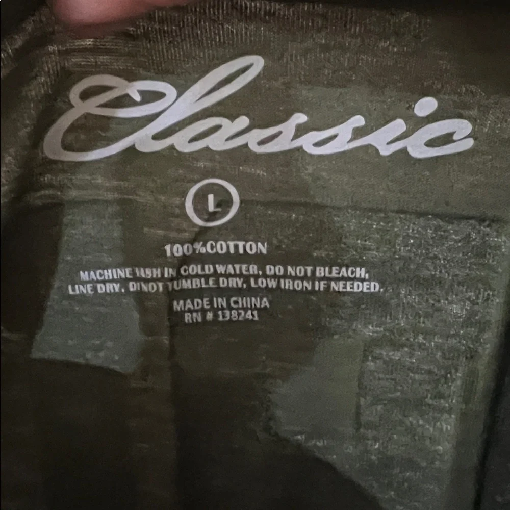 Classic Green New Orleans Long Sleeve Tee - Picture 8 of 8